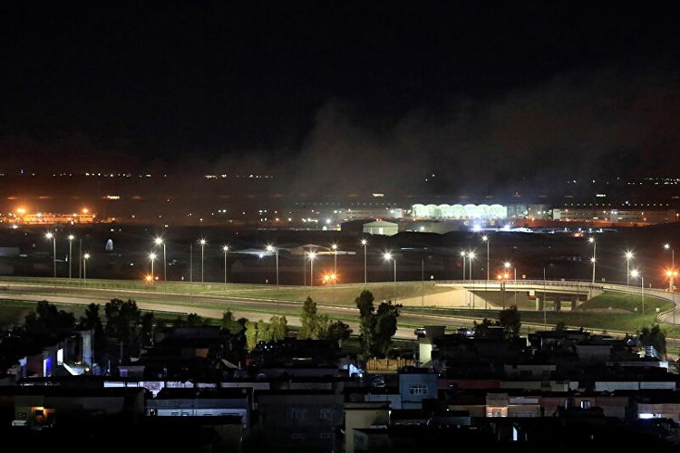 Erbil’de ABD askeri üssünün de bulunduğu havaalanına saldırı