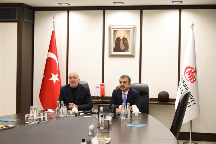 TCMB Başkanı Kavcıoğlu, TBB ile toplantı yaptı