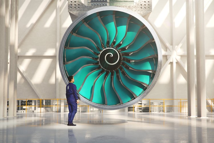 Dünyanın en büyük uçak motoru yapılmaya başlandı