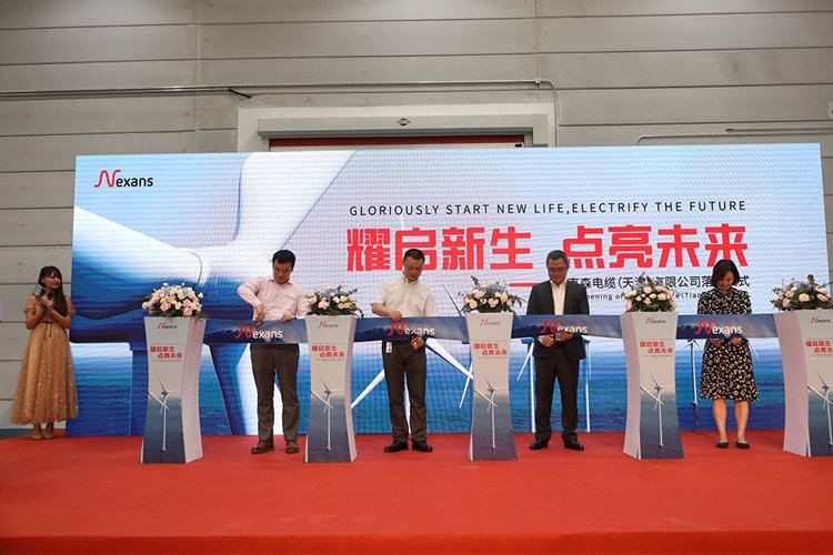 Rüzgar devi Nexans, Çin’deki yeni fabrikasının açılışını yaptı