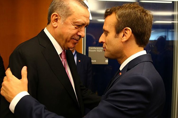 Cumhurbaşkanı Erdoğan Macron ile görüştü!