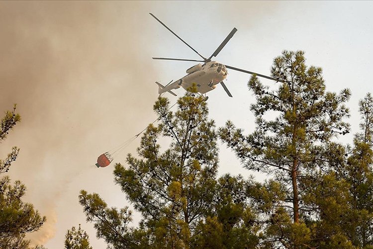 Ülke genelindeki 112 orman yangınının 107’si kontrol altına alındı