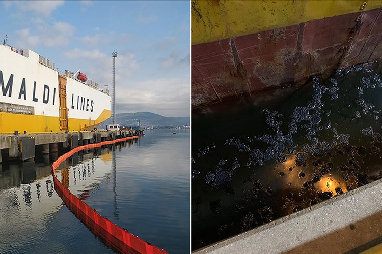 İzmit Körfezi’ni kirleten gemiye 3,4 milyon lira ceza