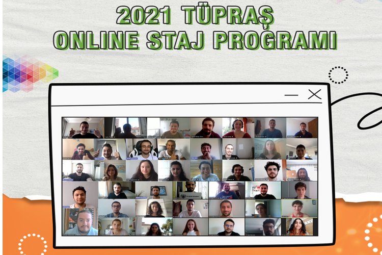 Tüpraş’tan üniversite öğrencilerine online staj imkanı