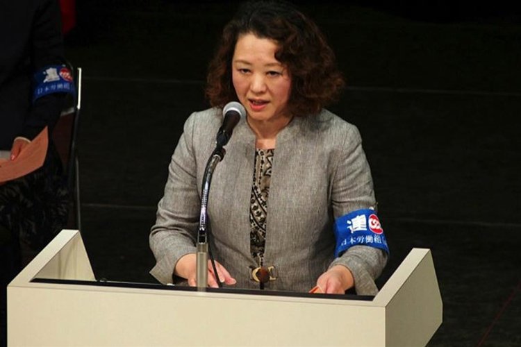 Japonya’nın en büyük işçi örgütünün başına ilk kez bir kadın seçildi