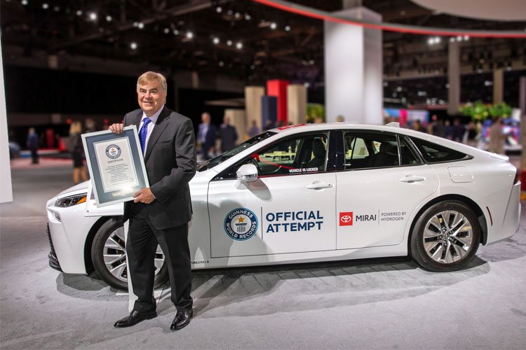 Toyota Mirai Guinness dünya rekorunu kırdı