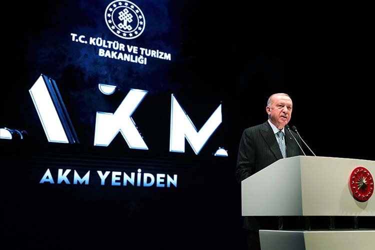 Cumhurbaşkanı Erdoğan yeni AKM’nin açılışını yaptı