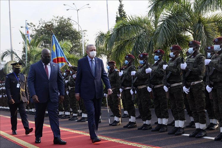 Cumhurbaşkanı Erdoğan Kongo Demokratik Cumhuriyeti’nde