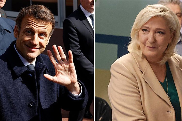 Fransa’da Macron ve Le Pen ikinci turda yarışacak