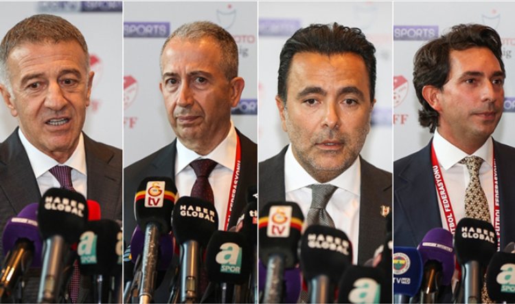 Dört büyük takım yöneticileri Süper Lig’de fikstürü değerlendirdi