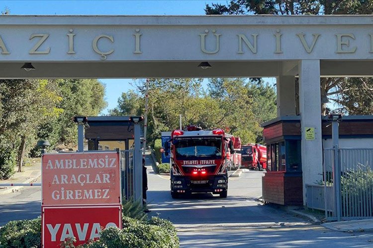 Boğaziçi Üniversitesi’inde çıkan yangın söndürüldü