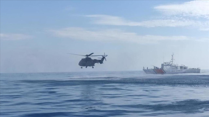 KKTC güvenlik güçleri Akdeniz’de arama kurtarma eğitimi yaptı