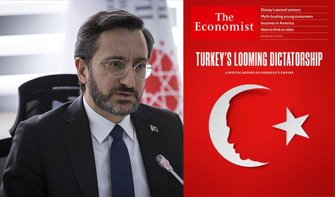 The Economist’in Erdoğan kapağına Altun’dan tepki: Küstah bir propaganda
