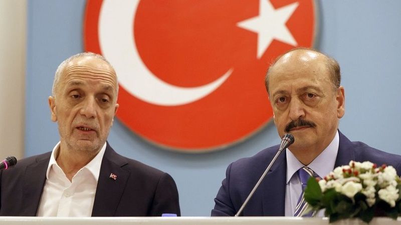 TÜRK-İŞ Genel Başkanı Atalay, Bakan Bilgin’i ziyaret etti
