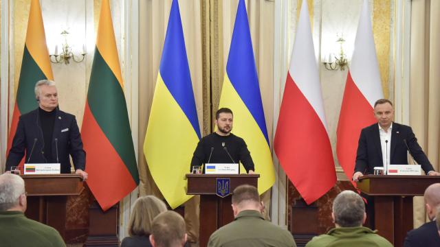 Polonya, Litvanya ve Ukrayna Cumhurbaşkanları “Lüblin Üçgeni” kapsamında ortak bildiri imzaladı