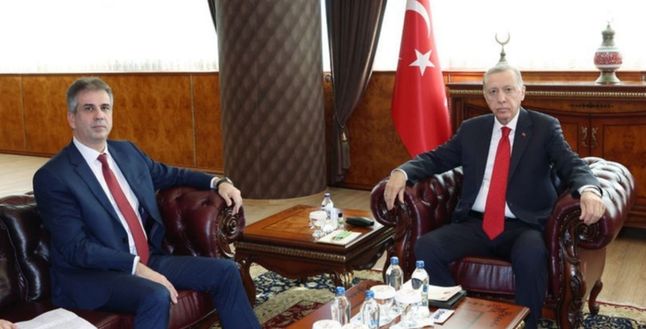 Cumhurbaşkanı Erdoğan, İsrailli bakanı kabul etti