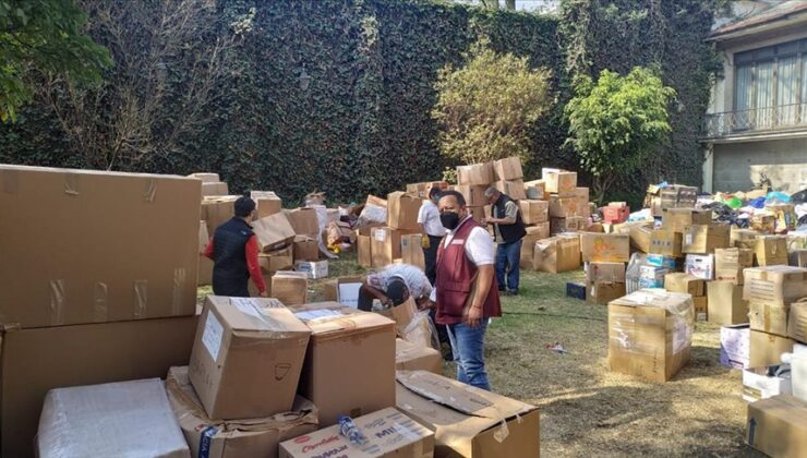 Meksika, 140 ton yardım malzemesi yolladı