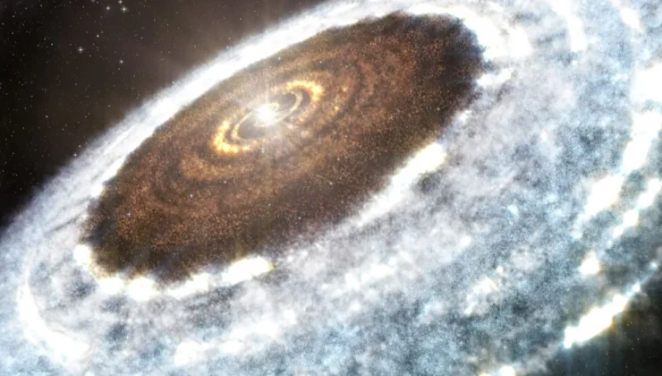 Yıldız yörüngesindeki halkada, su molekülleri tespit edildi