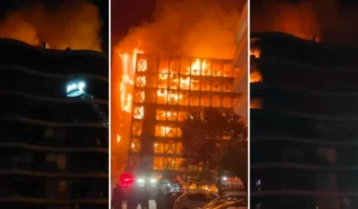 İzmir’deki Lüks Rezidanslarda Büyük Yangın!