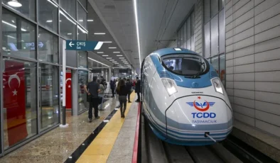 Ankara-Sivas Yüksek Hızlı Tren Hattında ilk sefer