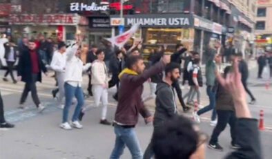 Erzurum’da miting alanına tekbirli yürüyüş, taşlı saldırıda bazı vatandaşlar yaralandı