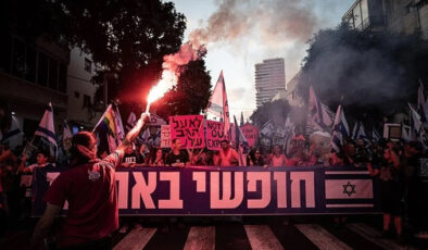 İsrailliler protestoların 20’nci haftasında yine meydanlarda