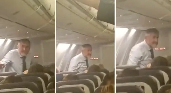 Bakan Nebati uçakta yolcularla tartıştı