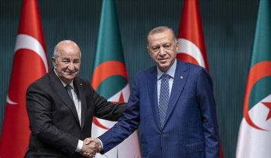Cumhurbaşkanı Erdoğan, Cezayir Cumhurbaşkanı ile görüştü