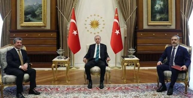 Erdoğan ve Barzani arasında petrol görüşmesi
