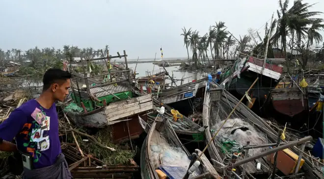 Myanmar’da Mocha Kasırgası nedeniyle 700 bin ev zarar gördü