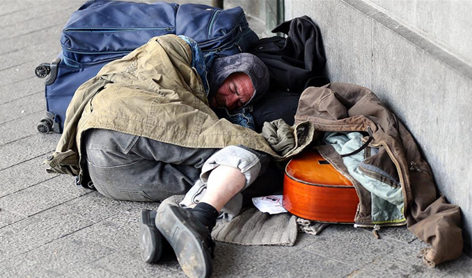 Brüksel’de evsizlerin sayısı artıyor