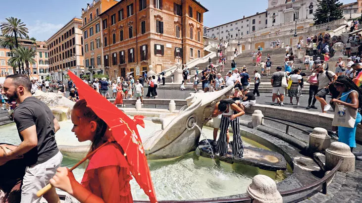 İtalya’da aşırı hava sıcaklıkları nedeniyle “kırmızı” alarm!
