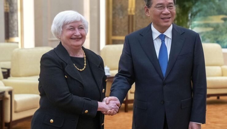 Yellen, Çin Başbakanı Li Çiang ile görüştü