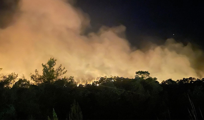 Son dakika… Kemer’de orman yangını çıktı
