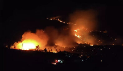 Mersin Gülnar’da orman yangını: 3 mahalle boşaltıldı