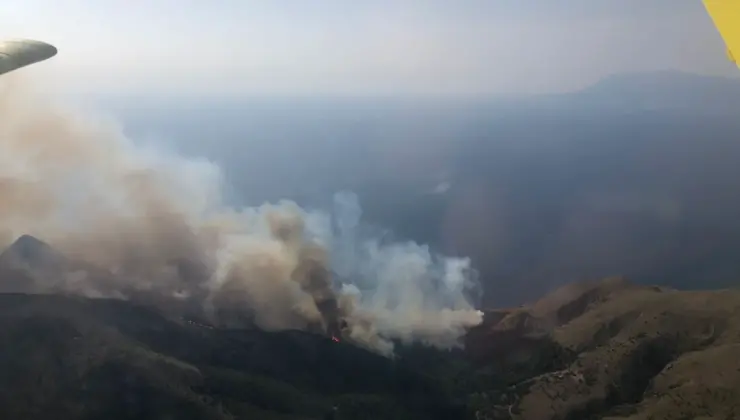Gökçeada’daki orman yangını 16 saat sonra kontrol altına alındı