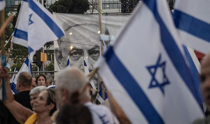İsrailliler protestoların 31. haftasında yine sokaklara indi