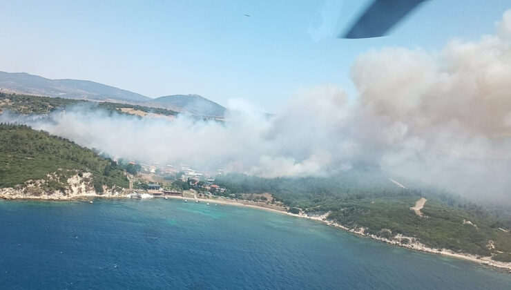 İzmir’de 2 ayrı bölgede orman yangını