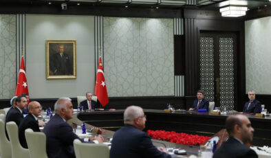 Cumhurbaşkanlığı Kabinesi, Erdoğan’ın başkanlığında toplandı