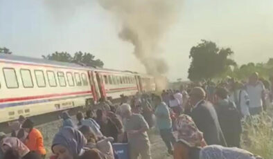 Denizli’de tren yangını: Facia ucuz atlatıldı