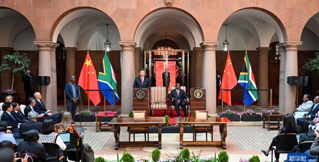 Çin ve Güney Afrika, bir günde 25 iş birliği anlaşması imzaladı