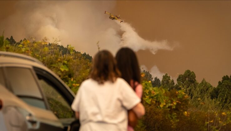 Kanarya Adaları’ndaki orman yangınlarıyla mücadele sürüyor