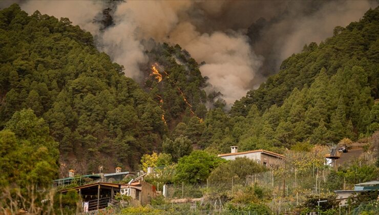 Kanarya Adaları’nda orman yangını nedeniyle 5 köy tahliye edildi