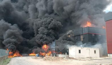 Tekirdağ’da kimya fabrikasında çıkan yangın kontrol altına alındı