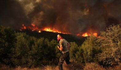 Yunanistan’daki yangınların 13’üncü günü: Havadan müdahalede zorluk yaşanıyor