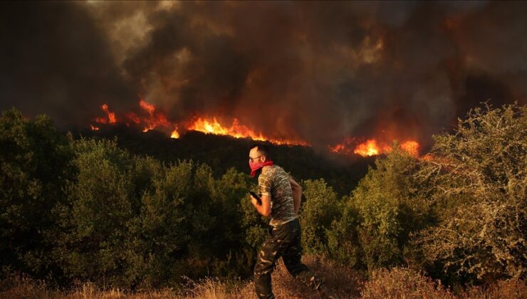 Yunanistan’daki yangınların 13’üncü günü: Havadan müdahalede zorluk yaşanıyor