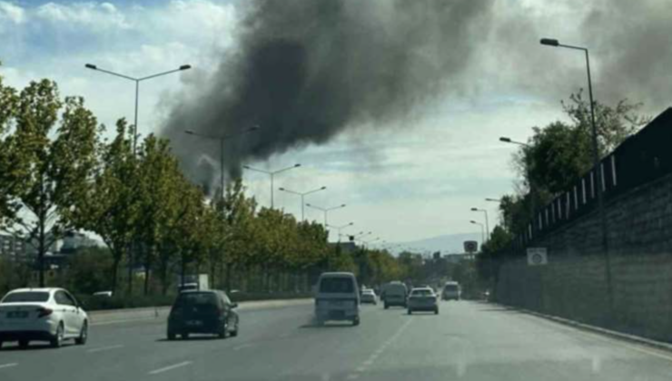 Ankara’da korkutan yangın!