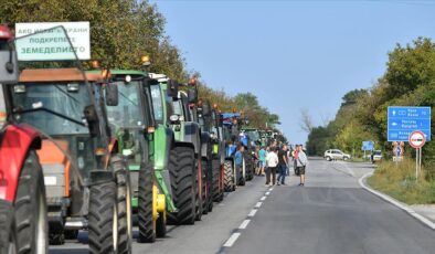 Bulgaristan’da çiftçiler, Ukrayna’dan tahıl ithalatı yasağının kaldırılmasını protesto etti