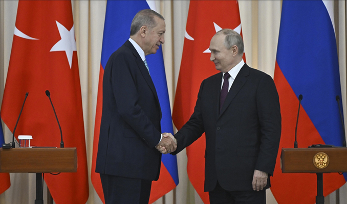 Erdoğan, Putin ile görüştü