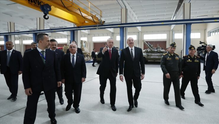 Erdoğan ve Aliyev, Nahçıvan Askeri Kompleksi’nin açılışını yaptı